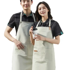 Fashion Chef Jackets Uniform Coats Hotel Mandiles Leather Full Length Bib Barista Barber Delantales Garden Hairdressing Cartoon