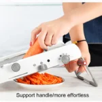 Adjustable Stainless Steel Chips Machine Food  Fruit  Chopper Manual Onion Potato Mandoline Slicer Vegetable Cutter