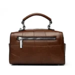 Fall Trendy Designer Women’s Purse Handbag Luxury PU Leather with Zip Closure Vintage Candy Pattern Branded Handbag