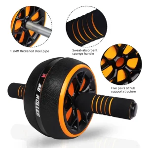 Ab Roller Wheel 13-in-1 Kit Core Strength Training Ab Machine with Resistance Band Knee Pad Accessories
