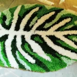 Microfiber Bath Rug Solid Pattern Super Water Absorbent Anti-Slip Soft Plush Floor Mat