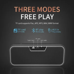 Cyboris T8 Pro Wireless for Bluetooth Speakers Portable HiFi Mini Subwoofer Extended Bass Treble Home Party Music Boombox