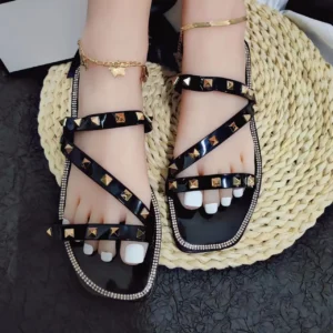 Fashion Ladies Shoes Sexy Cute Jelly Womens Sandals slippers slip on Summer Flat Women's Sandals