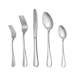 Eco-Friendly Reusable Stainless Steel Cutlery Set for Travel Camping and Parties