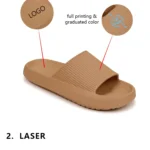 Chancletas Flip Flops  Custom logo Hot Sale Pillow Slides Home Cloud slippers