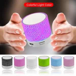 Colorful Light Color Bluetooth Light Music Speakers Super Bass Mini Bluetooth Speaker Altavoces With Light Led