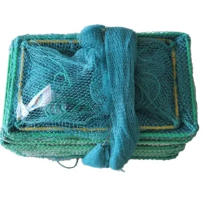 High Quality Nylon Long Fish Circle Cast Net Fishing Cage Shrimp Crab Bait and Catch Artifact Aquaculture Innovation