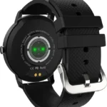 Waterproof Smartwatch O₂ & Health Monitor | Round Touch Screen