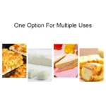 Stainless Steel Pizza Cutter Portion Maker Food Scrapers Rubber Handle Cut Knife Dough Pastry Scrapers Chopper