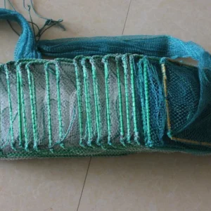 High Quality Nylon Long Fish Circle Cast Net Fishing Cage Shrimp Crab Bait and Catch Artifact Aquaculture Innovation