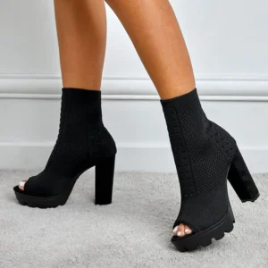 Fashion Botas De Invierno Unique Fashion Short Ankle 2025 Chunky Platform Women Boots