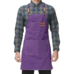 Durable Washed Canvas Chef Barista Garden Cooking Restaurant Bbq Apron for Men