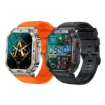 Long-Standby 400 mAh Smartwatch 1.96″ Full-Touch Fitness Watch with BT Calling