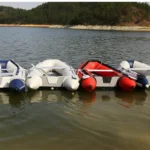2.3-4.0m Assault Boat Anti-collision Thickening Laminated Inflatable Boat Fishing Rubber Boat With Aluminum Floor