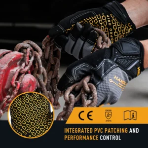 PRI Anti Slip Touch Screen Tactical Gloves Mechanic Safety Gloves Protective Work Gloves