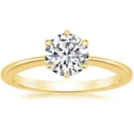 SGARIT Fine Gold Jewelry Platinum 9k 10k 14k 18k Gold 1ct VVS Lab Diamond CVD Moissanite Ring Wedding Engagement