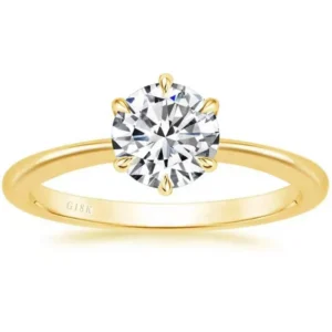 SGARIT Fine Gold Jewellery Platinum 9k 10k 14k 18k Gold 1ct VVS Lab Diamond CVD Moissanite Ring Wedding Engagement