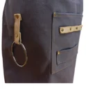 Grey Style Barista Cotton Canvas Wear Resistant Washable Tool Apron