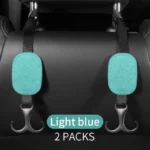 Car Accessories PU Leather Car Hook Seat Back Hanger Car Accessories Comfortable Leather Auto Seat Hook
