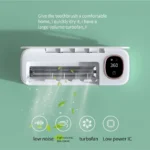 New Design Home Wall Mounted Toothbrush Sterilization Holder Home Edition Air Dry Toothbrush Holder