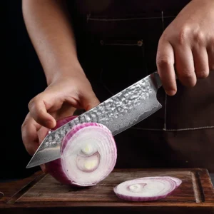 XITUO 67-Layer Damascus Steel Kiritsuke Chef Knife, ABS White Handle