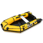 Solar Marine 3 Person 230cm 2.3m 7.5ft Slat Wood Floor PVC Inflatable Speed Assault Boat With 3 Luxury Life Vest Oar Accessories
