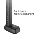 Adult Rotary Electric Toothbrush Portable Sonic USB Travel Case 5 Modes 2 Soft Bristle Brush Heads IPX7 Waterproof