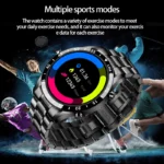 LIGE BW0189 Men’s Smartwatch Full Touchscreen Fitness Tracker IPS Wearable Devices IP68 Waterproof Smart Bracelet for Sports