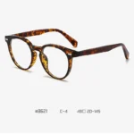 CP Propionic Acid Round Glasses Frames Retro Myopia Anti Blue Light Glasses for Men and Women