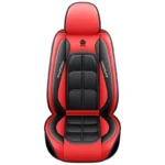 All Inclusive  Cover Full Leather Car Seat Cushion Single Seat Driver and Passenger Seat Cover All Season Universal Pad