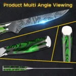 Fantasy Flower Pattern 7 Inch 67 Layers VG10 Japanese Damascus Steel Boning Knife Fish Filleting Knives With Gift Box