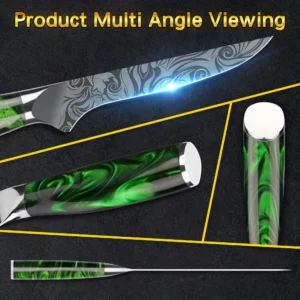 Fantasy Flower Pattern 7 Inch 67 Layers VG10 Japanese Damascus Steel Boning Knife Fish Filleting Knives With Gift Box