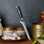 6 Inch VG10 67 Layers Damascus Knives Kitchen Bone Fillet Boning Knife with G10 Handle