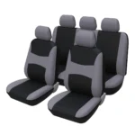 5 Seat Car Seat Covers Full Set, Breathable Polyester Automotive Front and Rear Seat Covers, Automotive Seat Cover