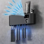 Automatic Toothpaste Squeezer Dispenser UV Toothbrush Holder Bathroom Accessories