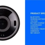 Led A18 Ball LED Mini Bass Portable Wireless BT Speaker  with FM Radio TF Mic USB