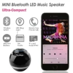 Led A18 Ball LED Mini Bass Portable Wireless BT Speaker  with FM Radio TF Mic USB