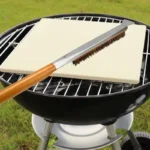 Wooden Handle Pizza Brush Long Handle Pizza Brush Pizza Stone Baking Heat Insulation Hand Clip Set Oven Cleaning Brush