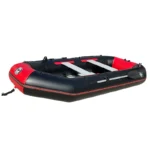 Solar Marine 9.8ft Inflatable Boat 4 Person Folding Portable Fishing Kayak Dinghy Rafting Tender Floating on River Lakes