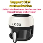 Large Capacity Air Frying Pan Automatic Stir-fry Chips Machine Oven Visual Air Fryer