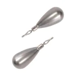 KALIOU  Natural Tungsten Flipping Weights Water Drop Shape Fishing Sinkers