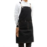 Waterproof Canvas Printing Apron Cafe Waist Aprons