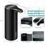 Touchless Hand Sanitizer Dispenser IR Sensor USB Rechargeable Electric Automatic Foam Soap Dispenser