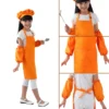 Wine Red(One Apron With OneHat)