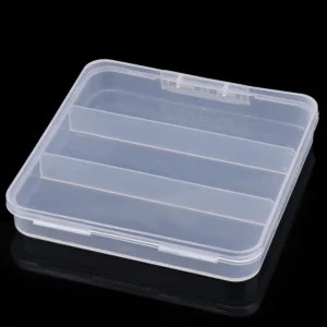 Fishing Tackle 3 Compartments Baits Lures Hooks Storage Plastic Boxes Outdoor Bulk Fishing Tackle Boxes