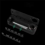 OEM 4000MAh UVC Toothbrush Sanitizer Cleaner Wall Mounted Timer Function Cordless Bathroom Toothbrush Holder