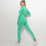 High Quality Women Seamless Breathable Long Sleeve Yoga Sportswear Clothing Gym Clothing Fitness Yoga