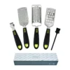 Black silver 4pcs+Brush+Box