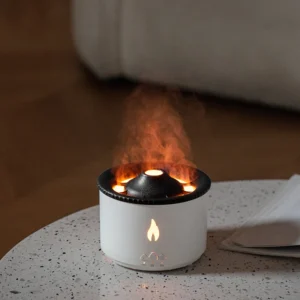 Flame Diffuser Jellyfish Volcano Diffuser Portable Flame Vulcano Humidifier Diffuser Volcano Humidifier