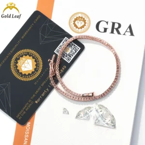 Hip Hop Iced Out Fine Jewelry Lab Diamond 925 Silver VVS Moissanite Necklaces